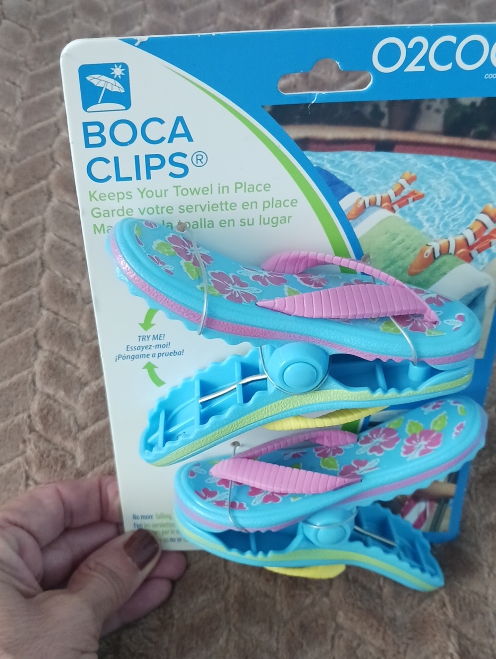 Flip Flop Towel Clips